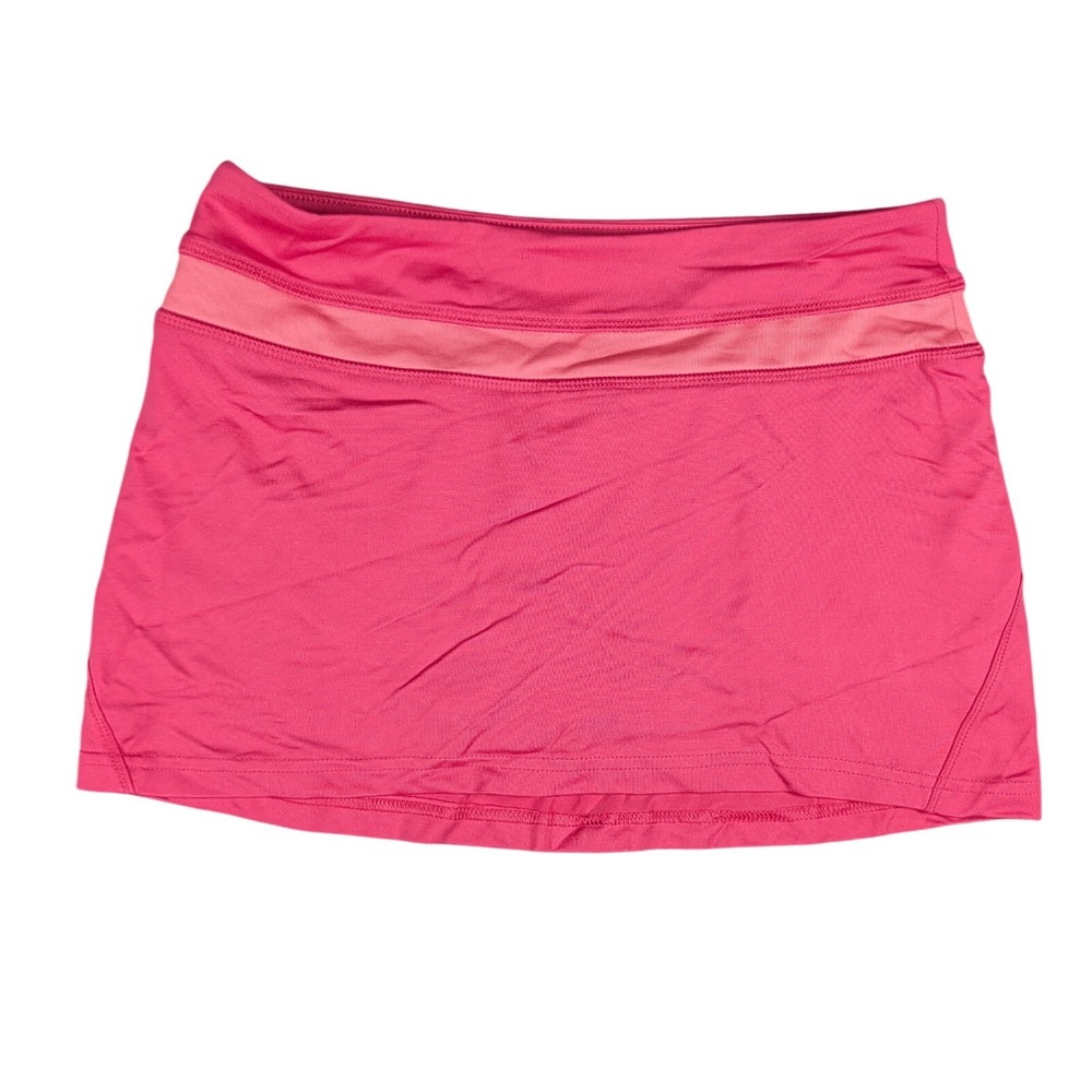 Forever 21 Pink Athletic Skort Built-in Shorts Zipper Pocket VK0156wr